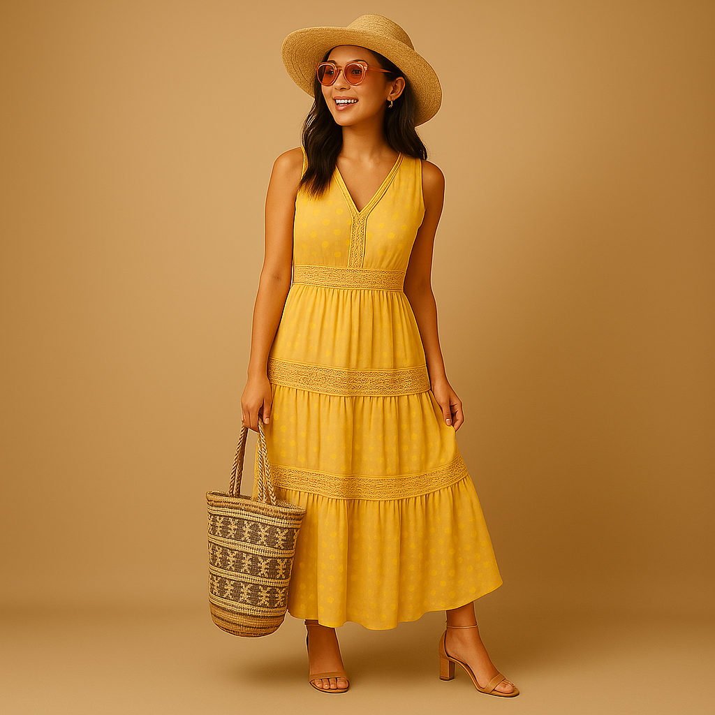 Berta | Boho Zomerjurk