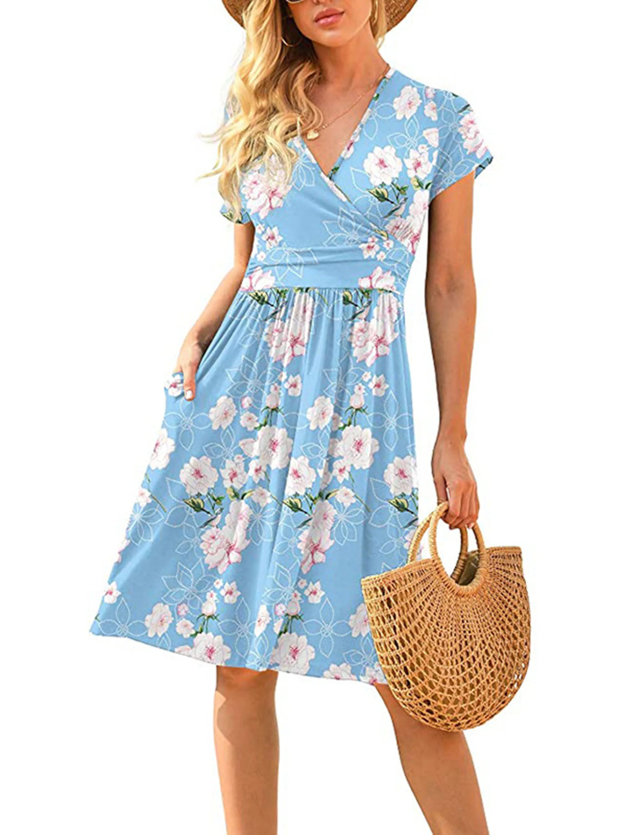 Liza | Bedrukte Losse Zomerjurk