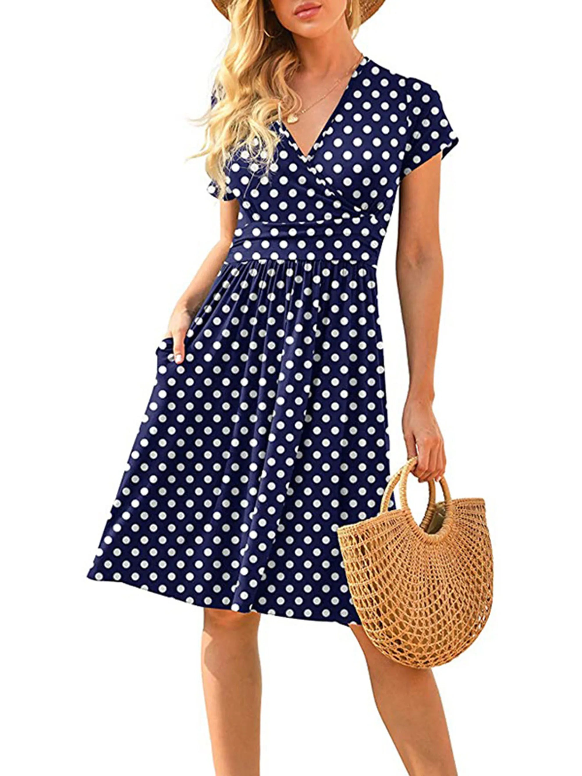 Liza | Bedrukte Losse Zomerjurk