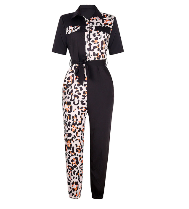 ISALINE | Minimalistische Jumpsuit met Elegante Knoopsluiting