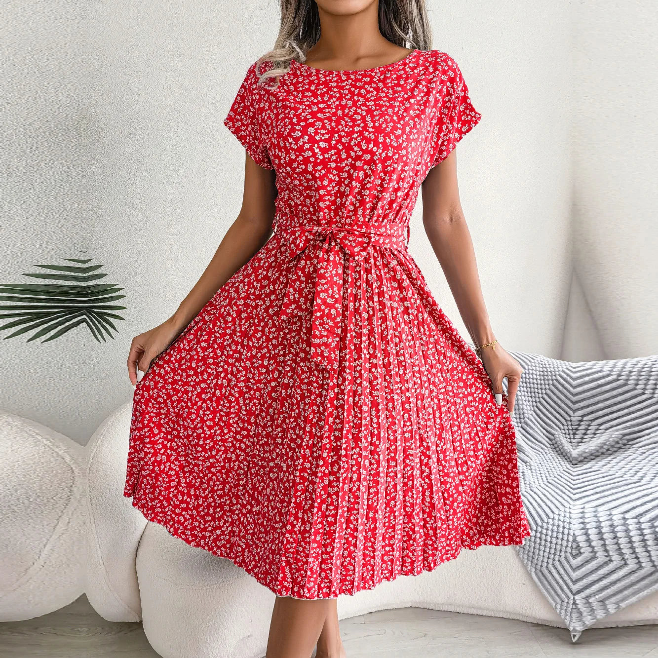 Melvina | Zomerjurk Ronde Hals