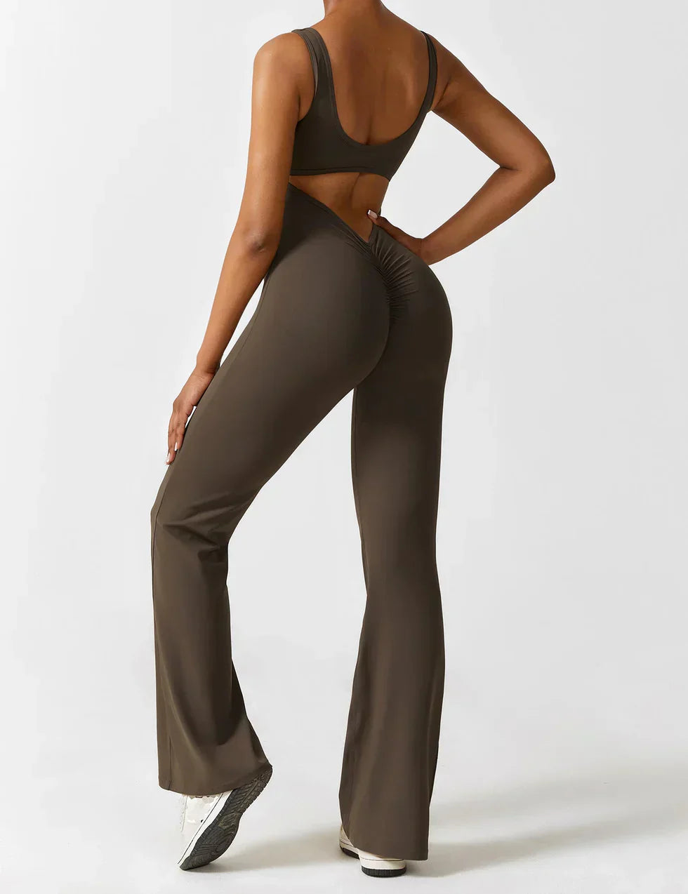 Elena Jumpsuit | Flared Fit | V-Back Design
