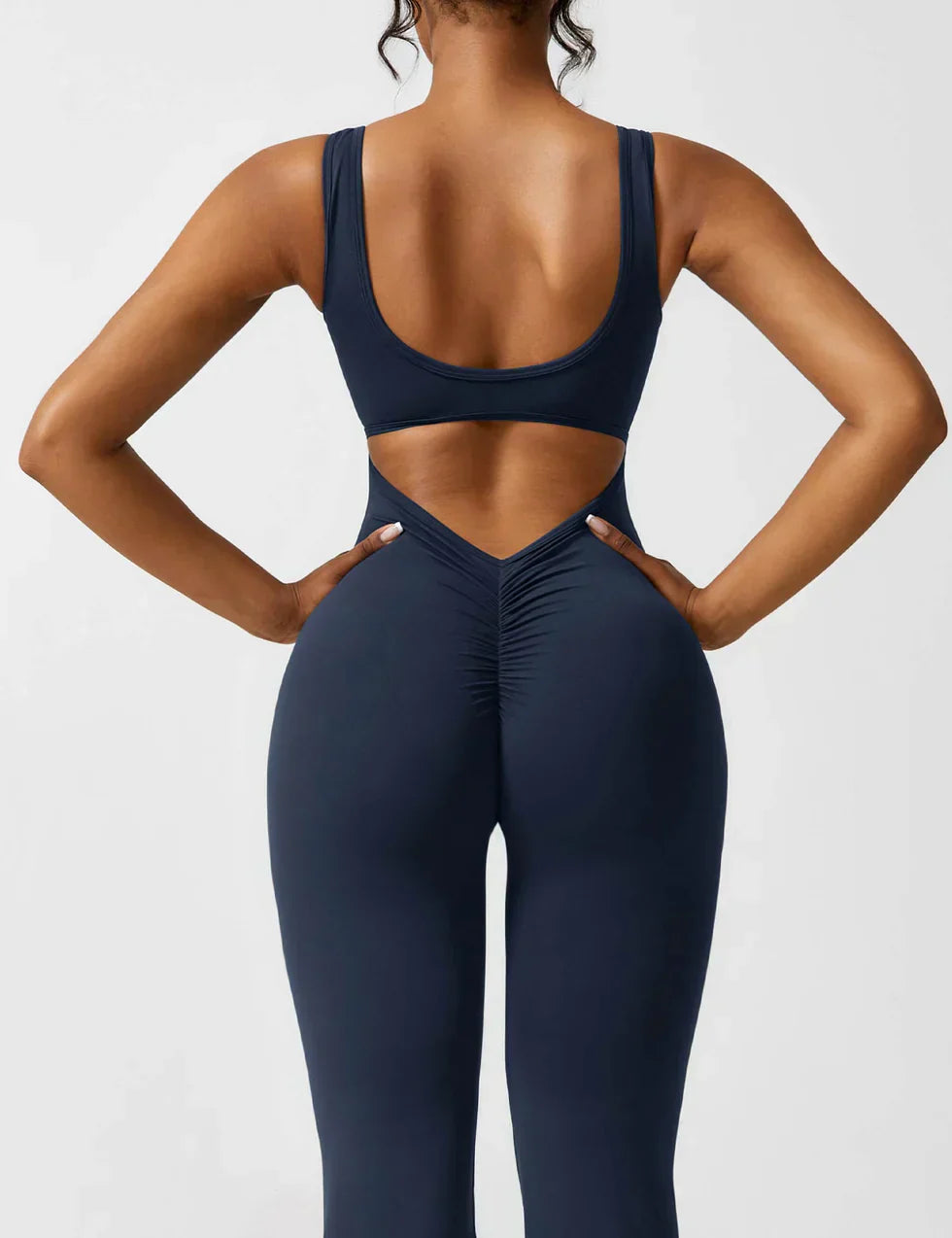 Elena Jumpsuit | Flared Fit | V-Back Design