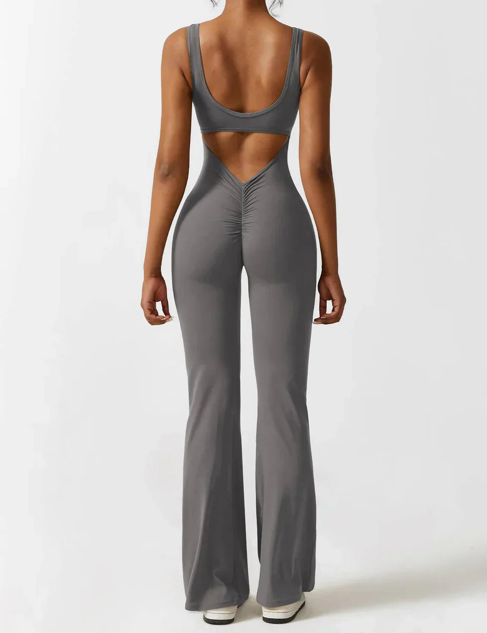 Elena Jumpsuit | Flared Fit | V-Back Design