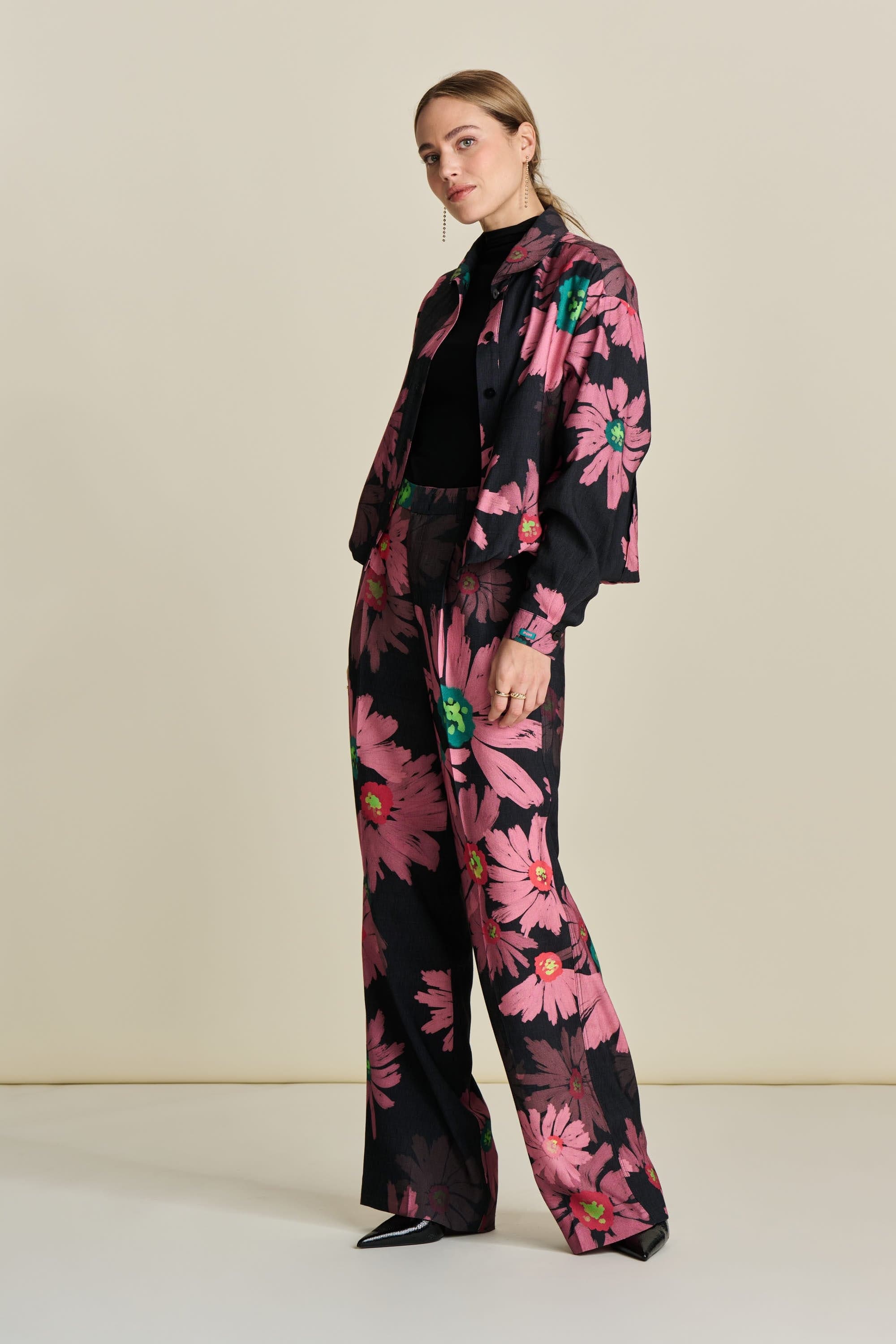 BROEK - Big Blooming Pink