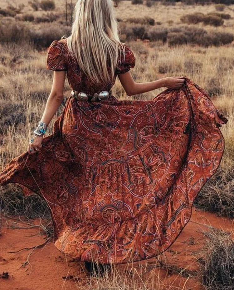 Azera | Bohemian Maxi Jurk