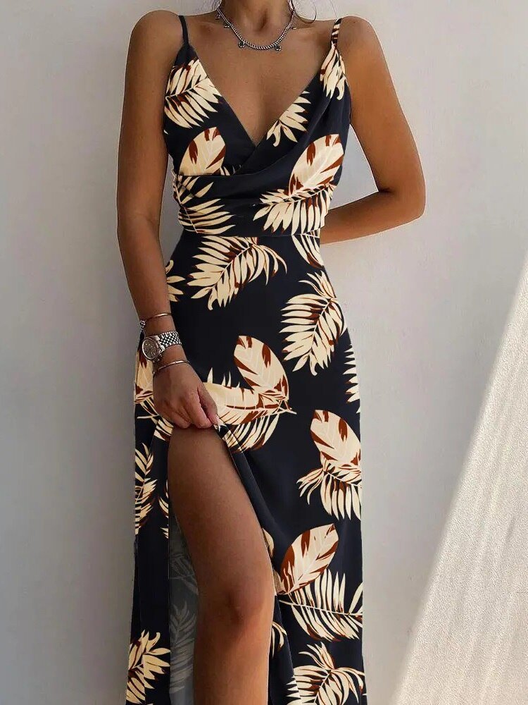 Sara™-kleed met V-hals | De jurk voor feesten en diners