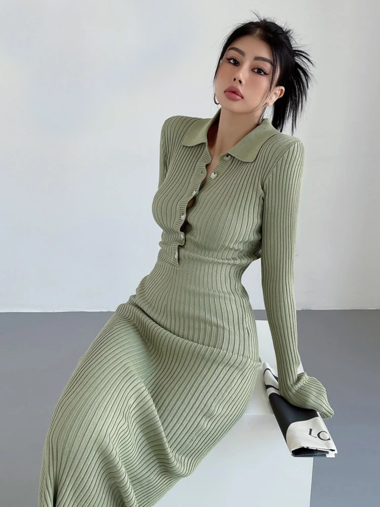 Serenella l Lange Slanke Maxi Jurk