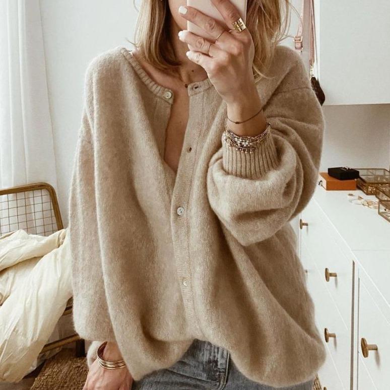 Knoopbaar cardigan