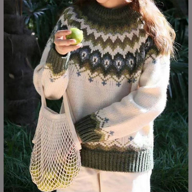Fair Isle gebreide trui