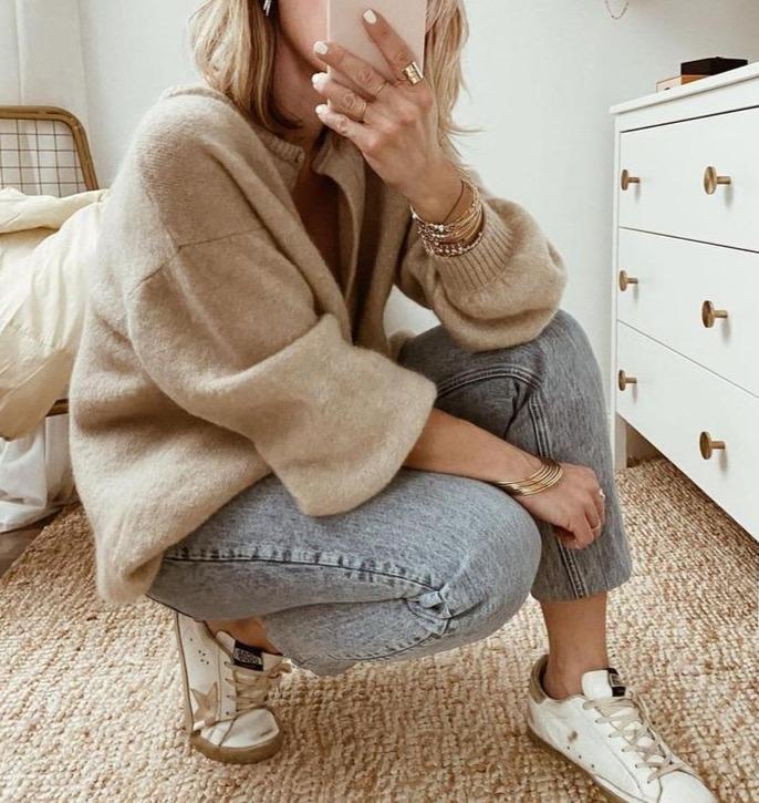 Knoopbaar cardigan