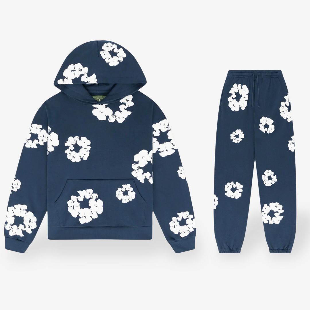 Bloemen Trainingspak voor Hem en Haar (Hoodie + Broek)
