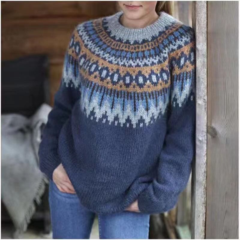 Fair Isle gebreide trui