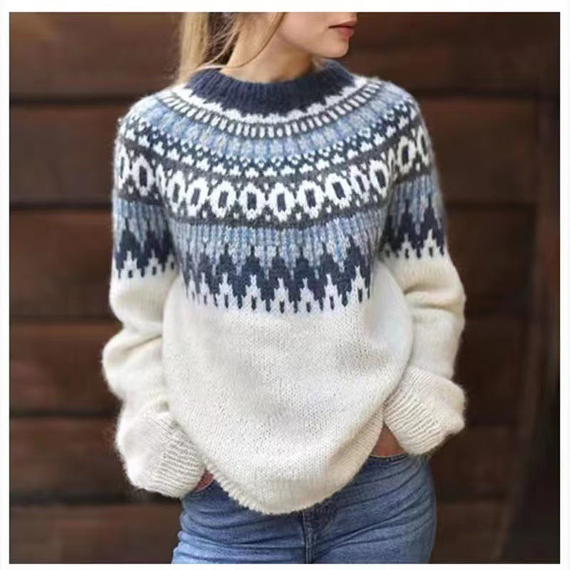 Fair Isle gebreide trui