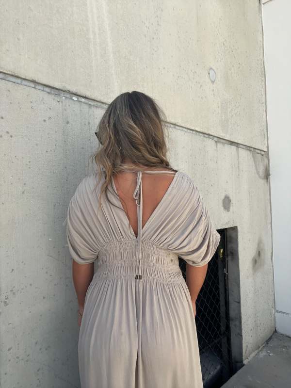Teresa - Maxi‑jurk met Split V‑hals