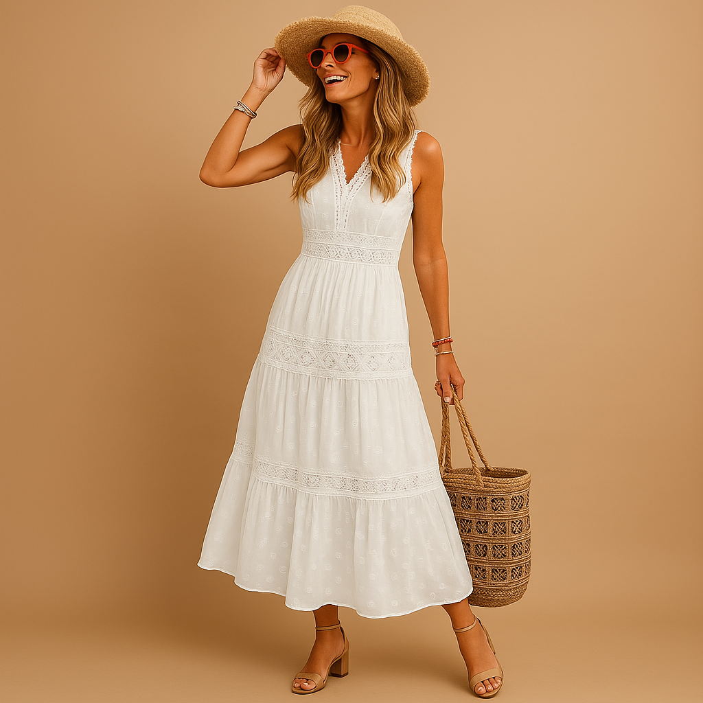 Berta | Boho Zomerjurk