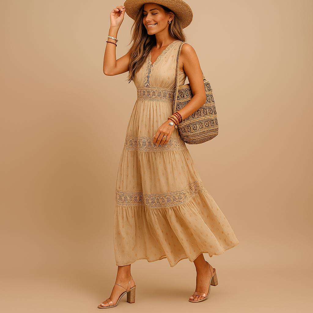 Berta | Boho Zomerjurk