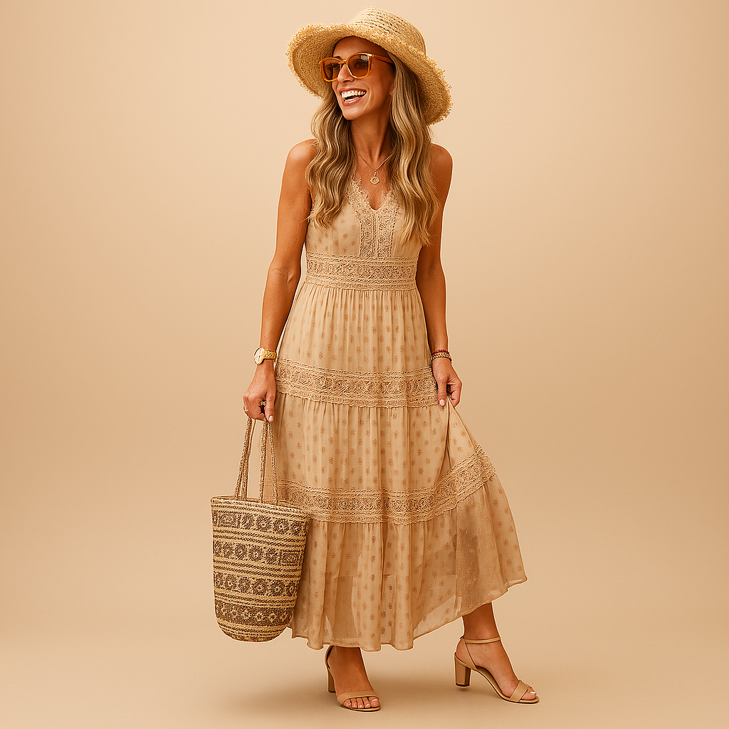 Berta | Boho Zomerjurk