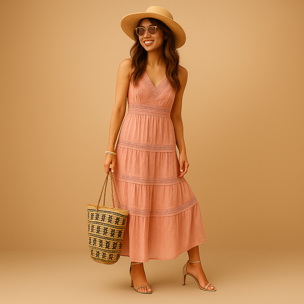 Berta | Boho Zomerjurk