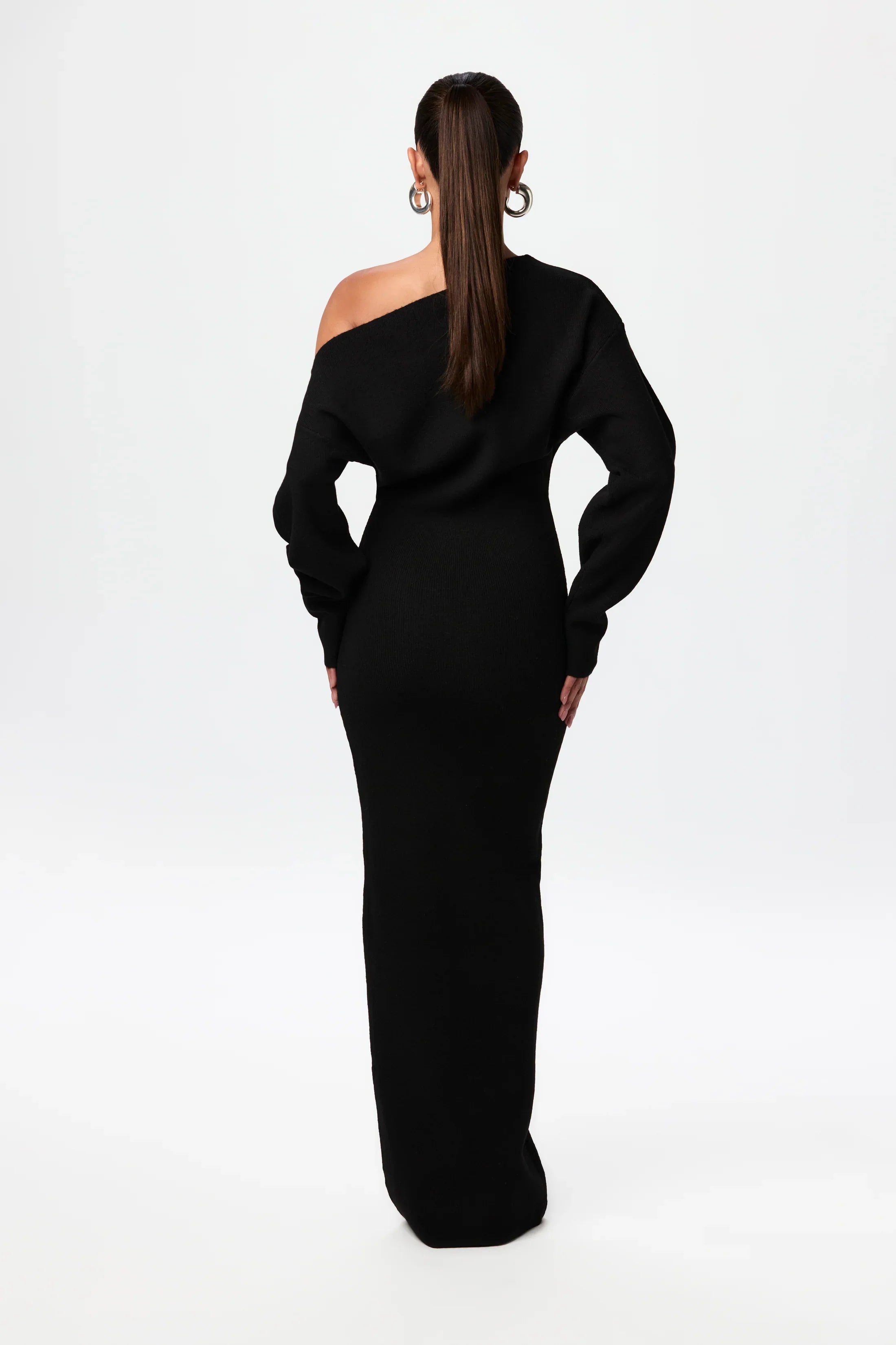 Off Shoulder Sweater Jurk