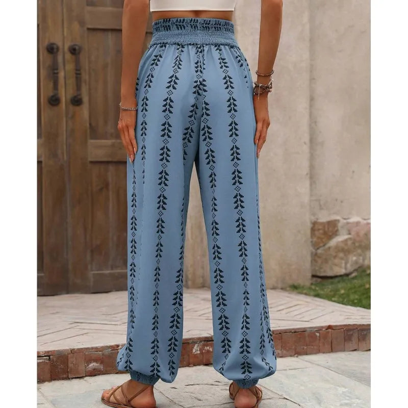 Iris | Luchtige Boho-broek met elastische taille