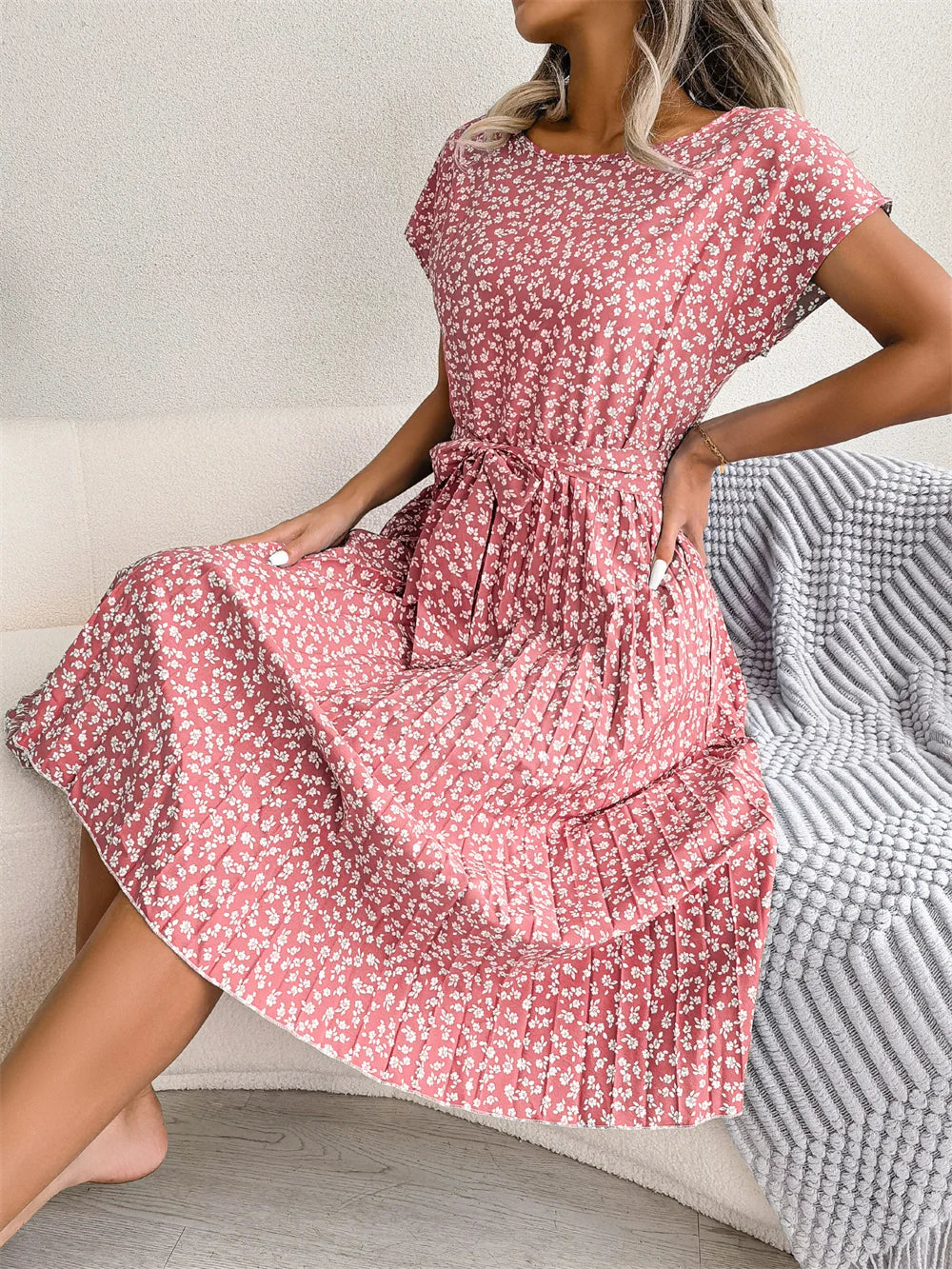Melvina | Zomerjurk Ronde Hals