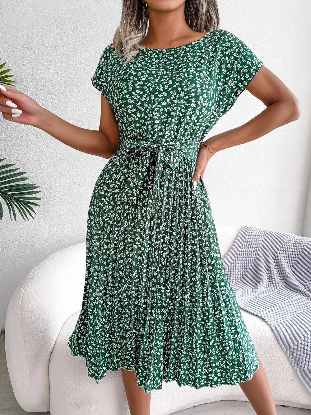 Melvina | Zomerjurk Ronde Hals