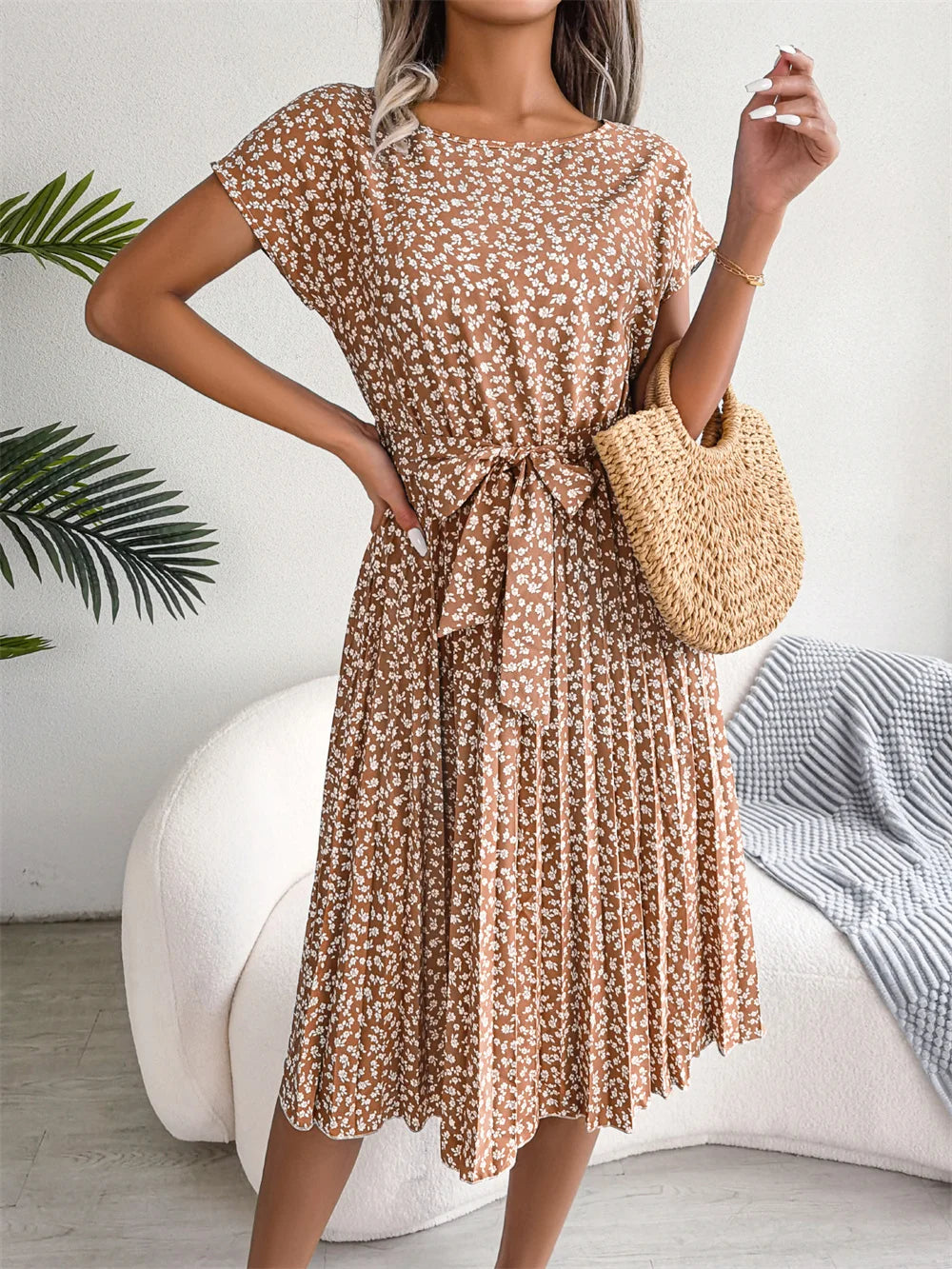 Melvina | Zomerjurk Ronde Hals
