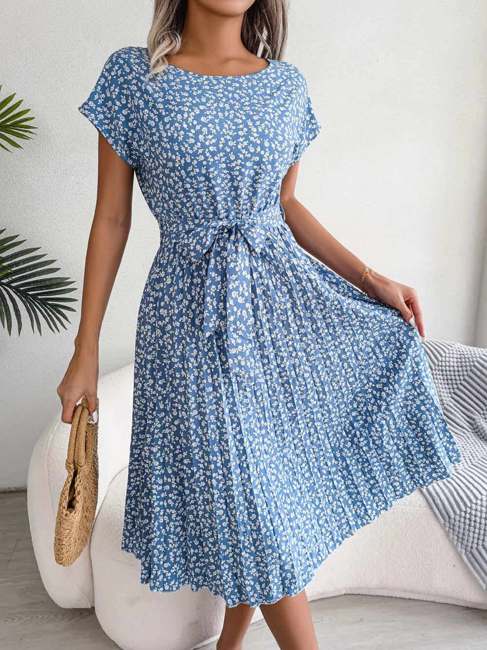 Melvina | Zomerjurk Ronde Hals