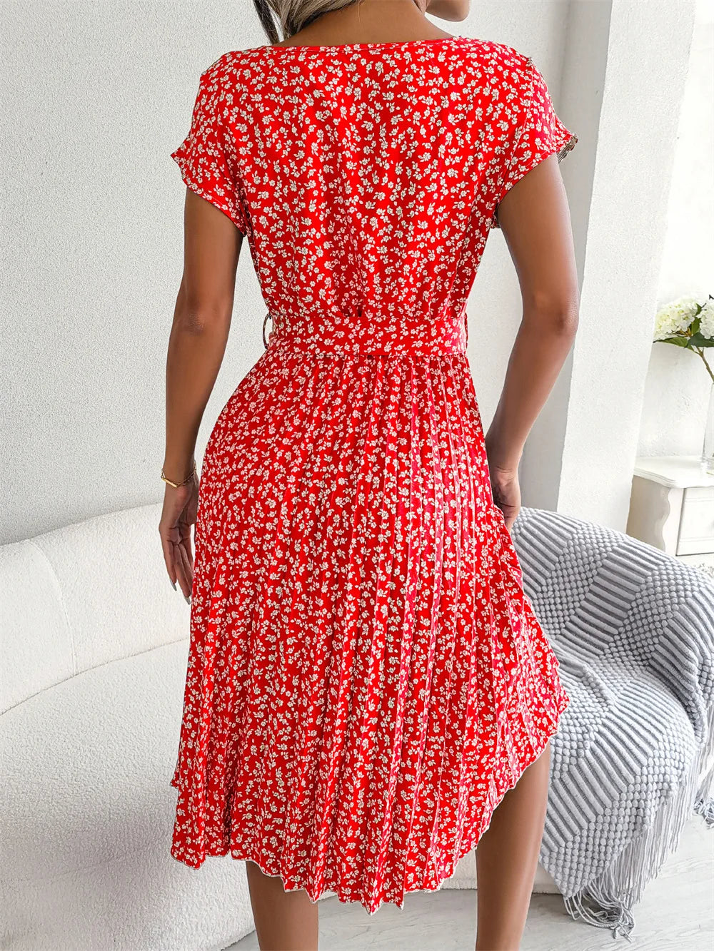 Melvina | Zomerjurk Ronde Hals