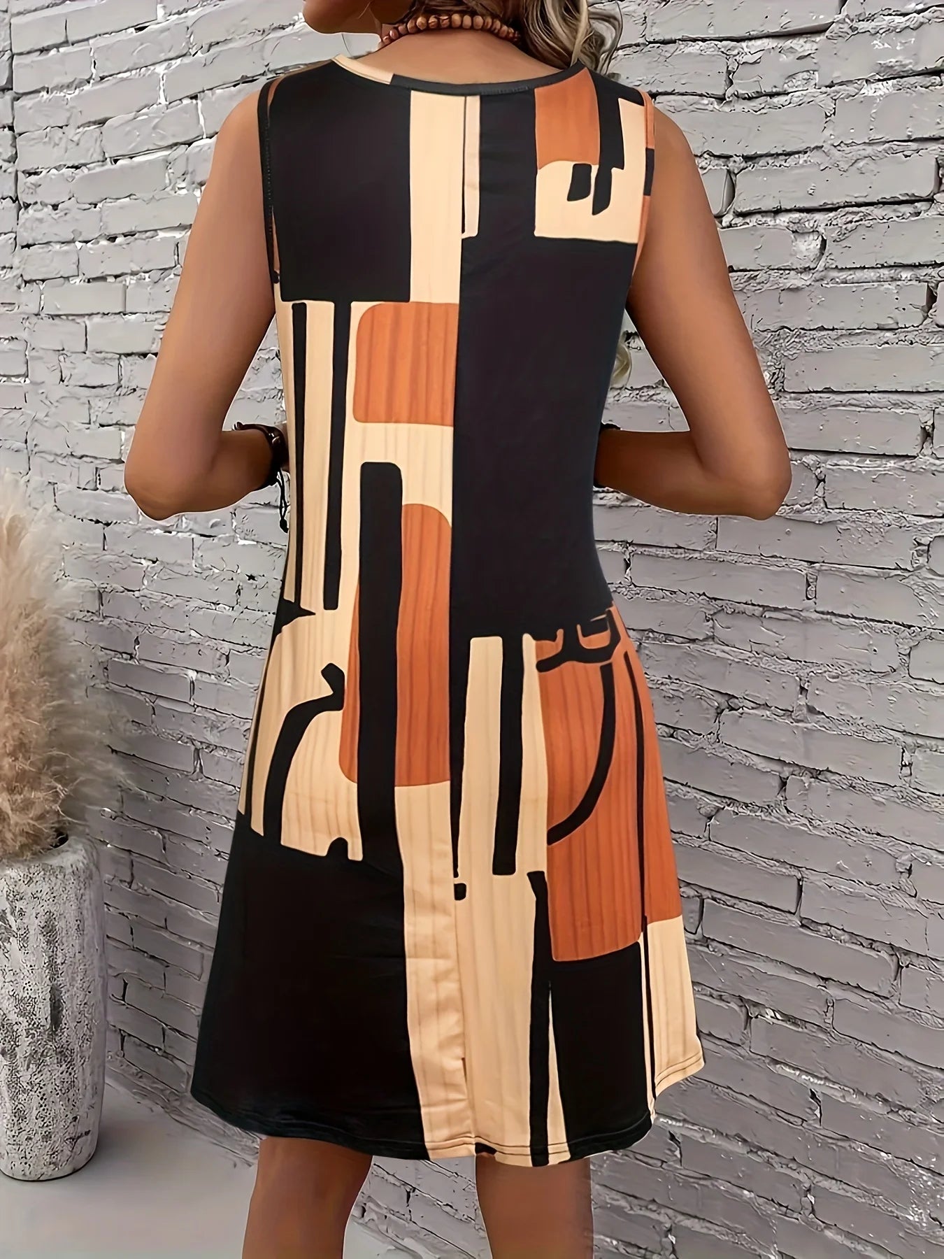 Aurora | Casual Zomerjurk met Digitale Print