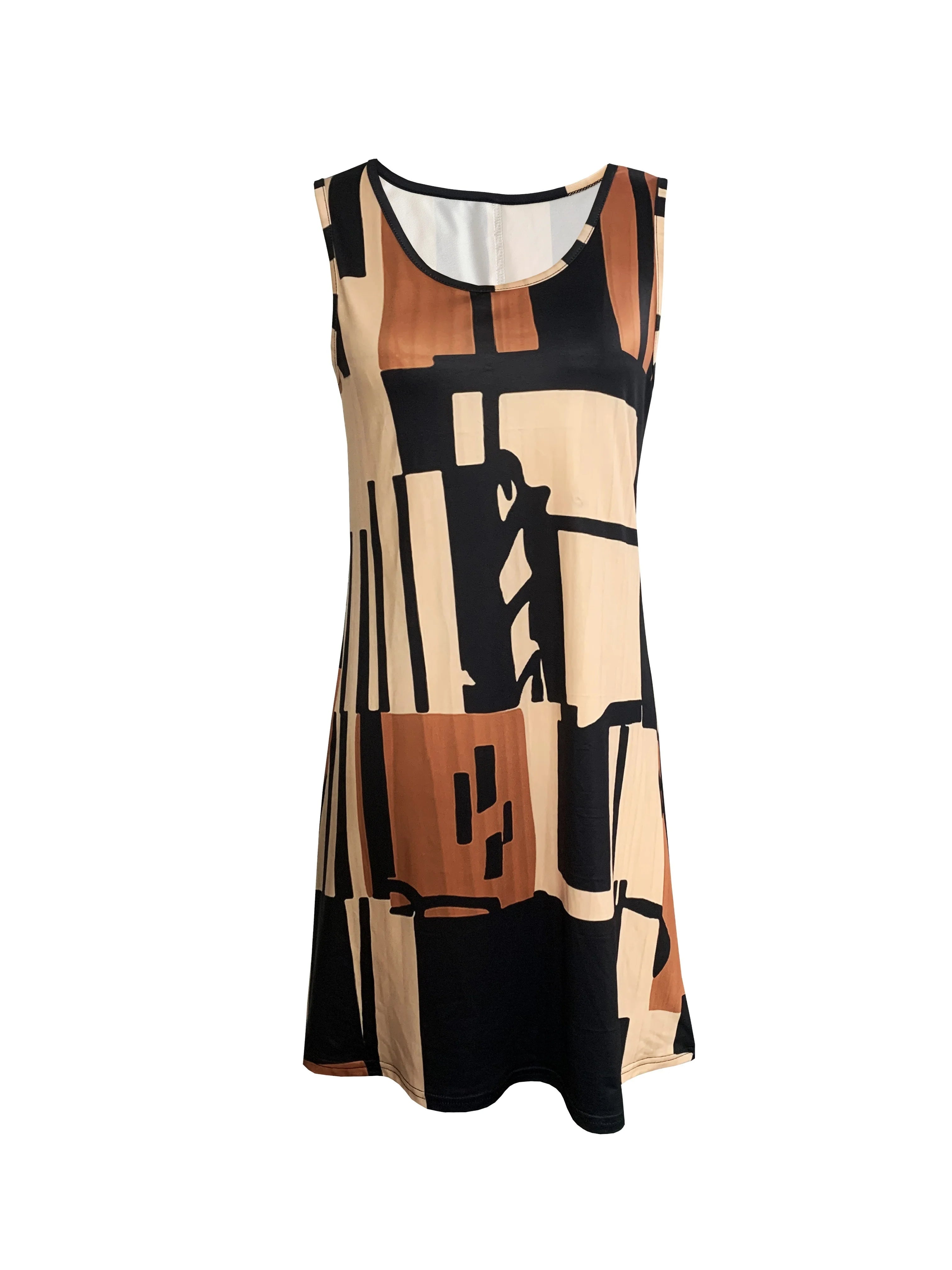 Aurora | Casual Zomerjurk met Digitale Print