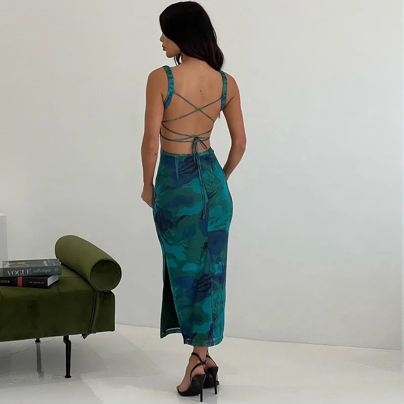 Titi | Print Sleeveless Zomerjurk