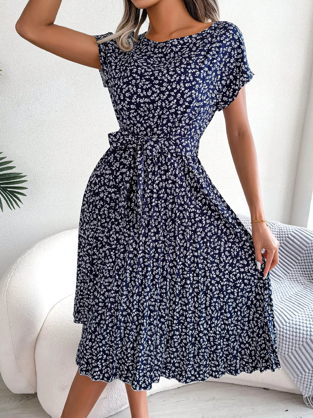 Melvina | Zomerjurk Ronde Hals