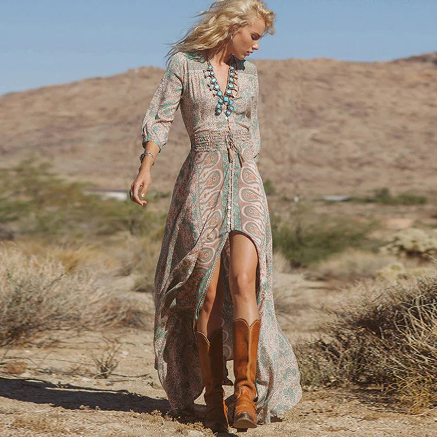 Azera | Bohemian Maxi Jurk
