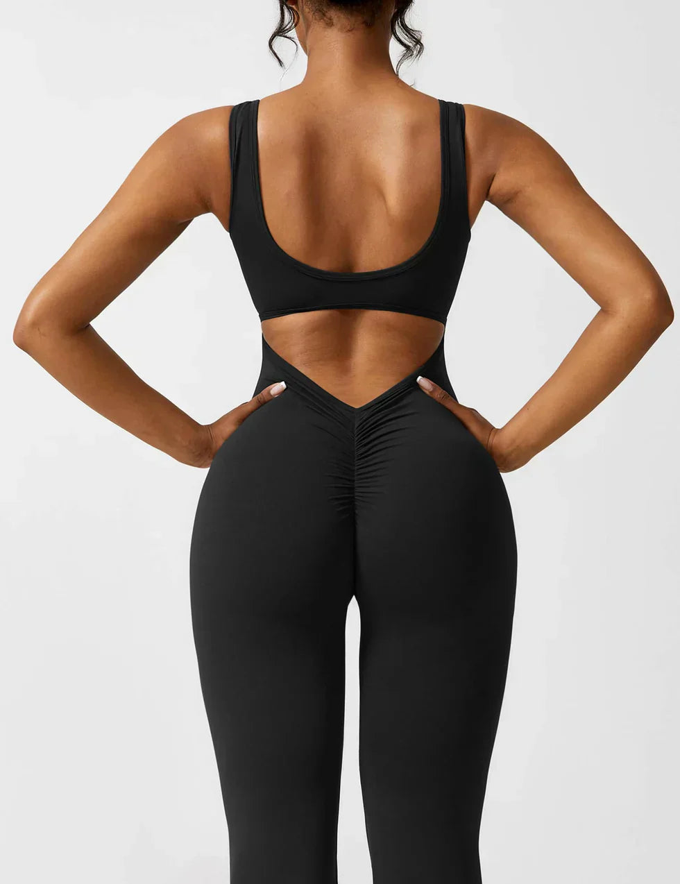 Elena Jumpsuit | Flared Fit | V-Back Design