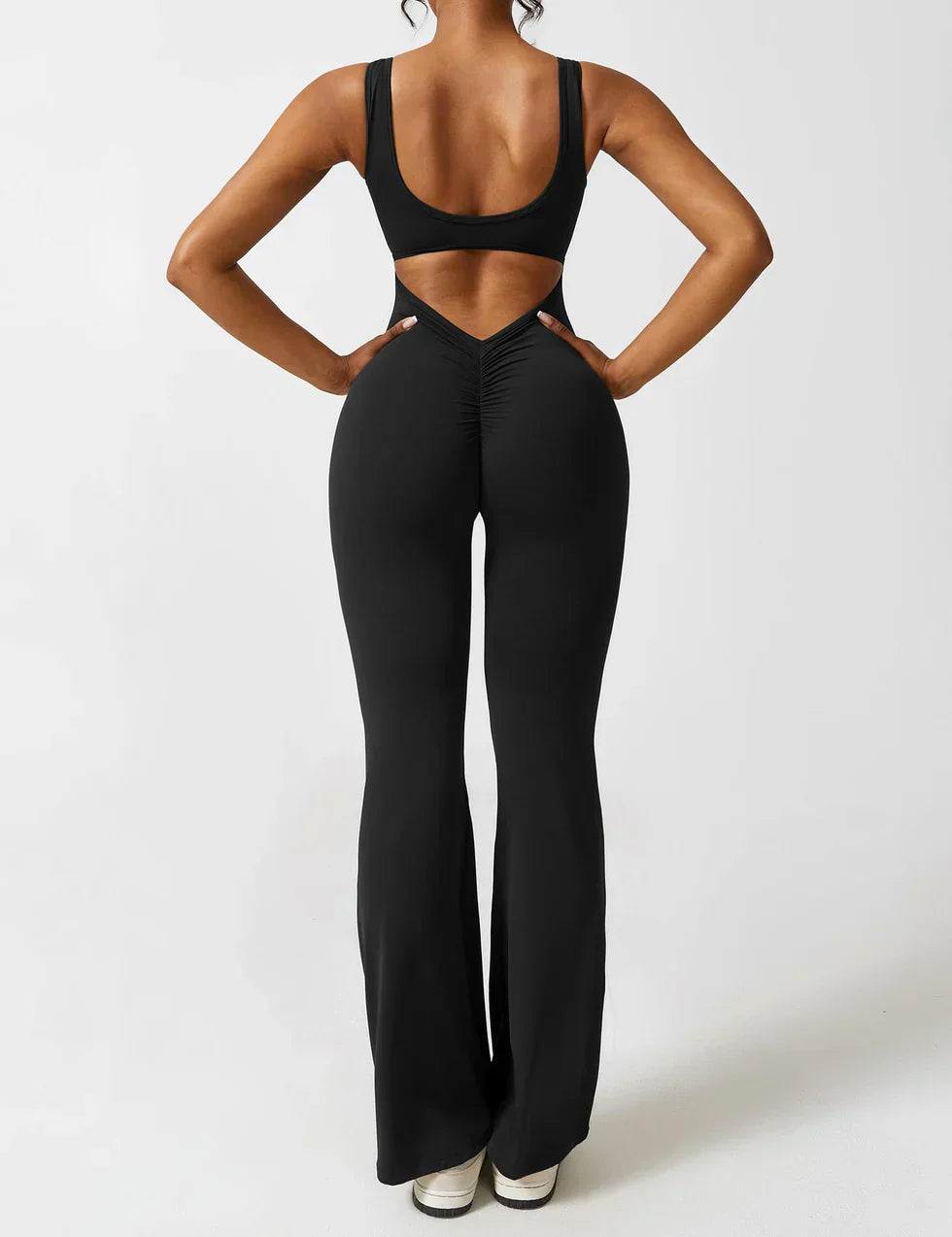 Elena Jumpsuit | Flared Fit | V-Back Design