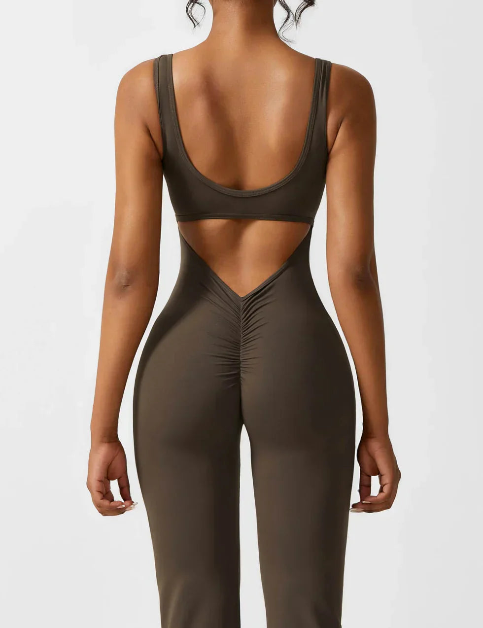 Elena Jumpsuit | Flared Fit | V-Back Design