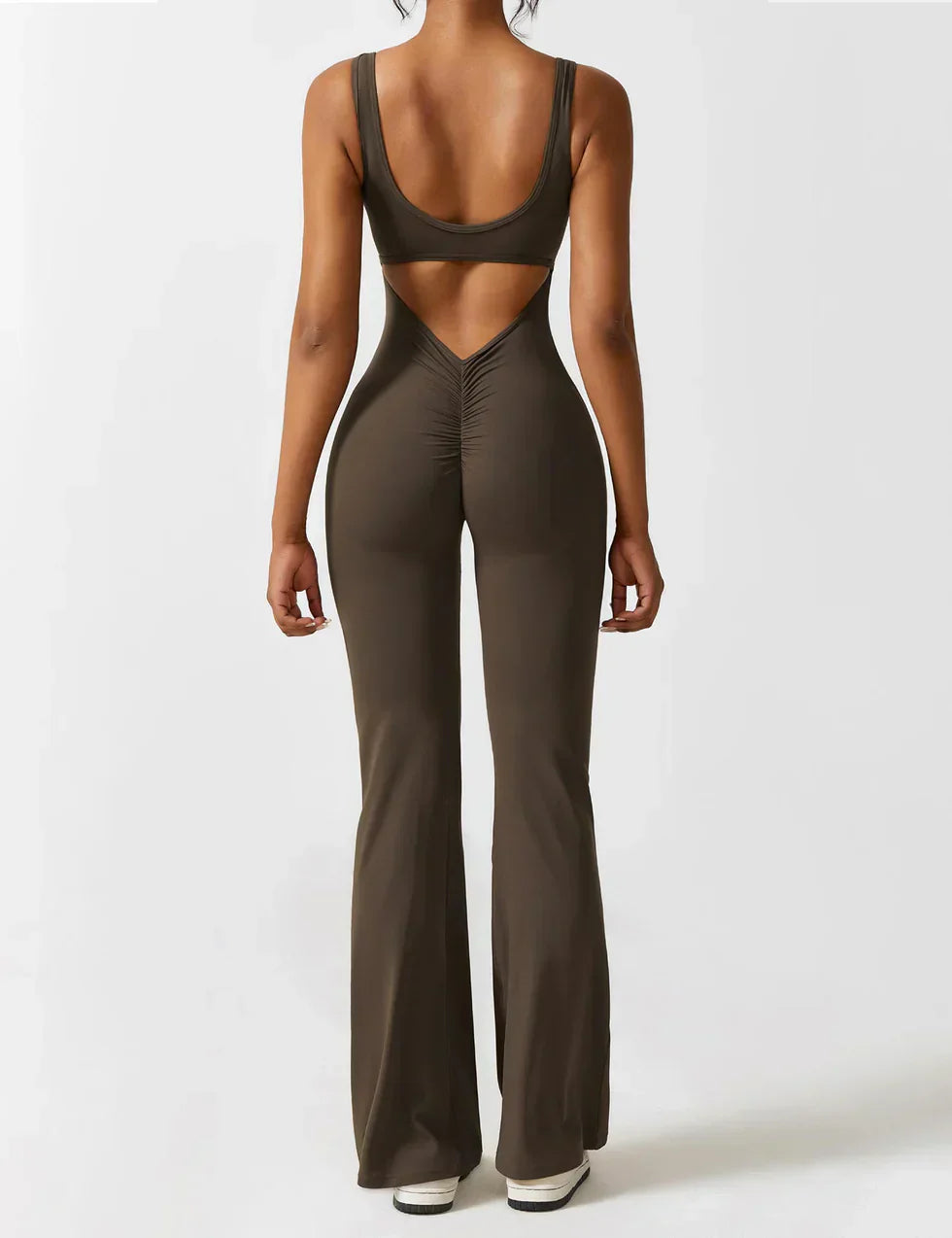 Elena Jumpsuit | Flared Fit | V-Back Design