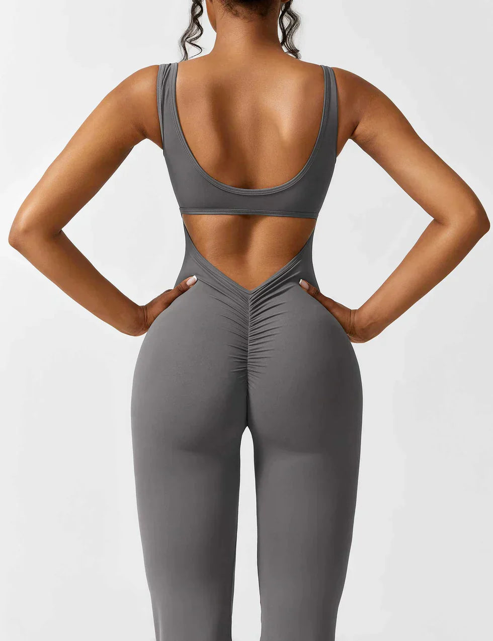 Elena Jumpsuit | Flared Fit | V-Back Design