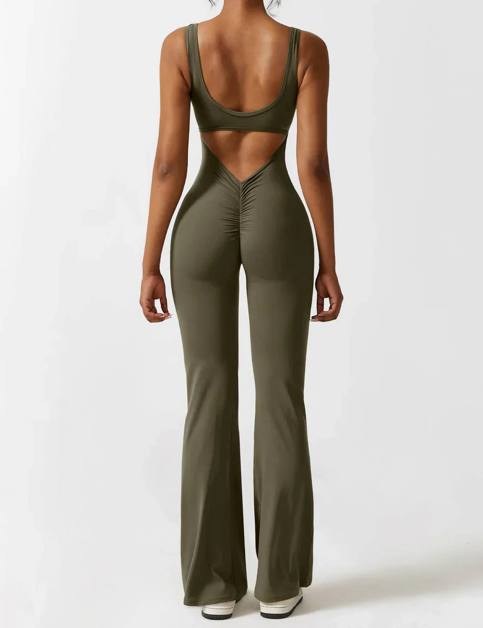 Elena Jumpsuit | Flared Fit | V-Back Design