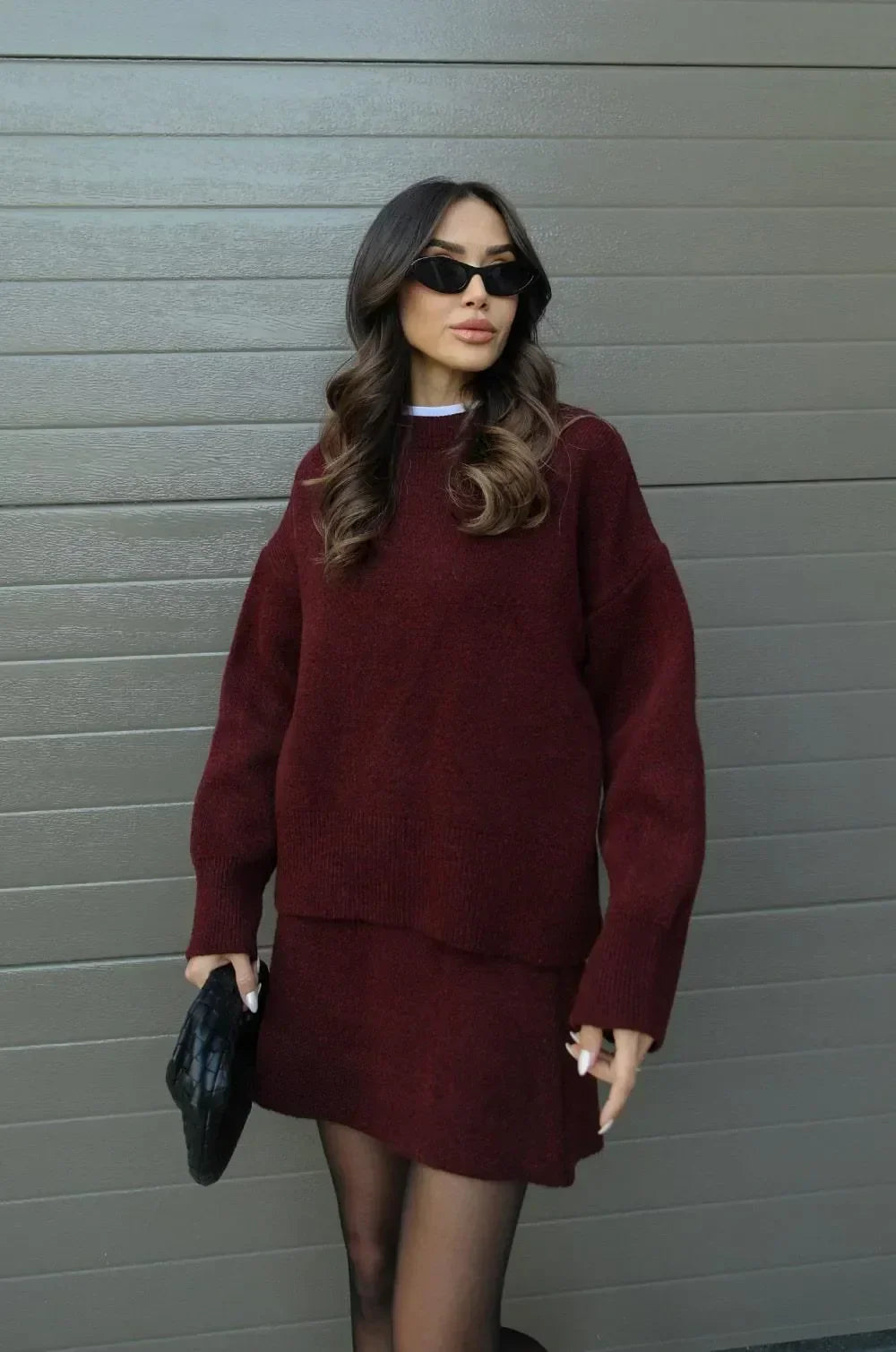 Athene - Stijlvolle damesrok en -sweater voor moeiteloze elegantie