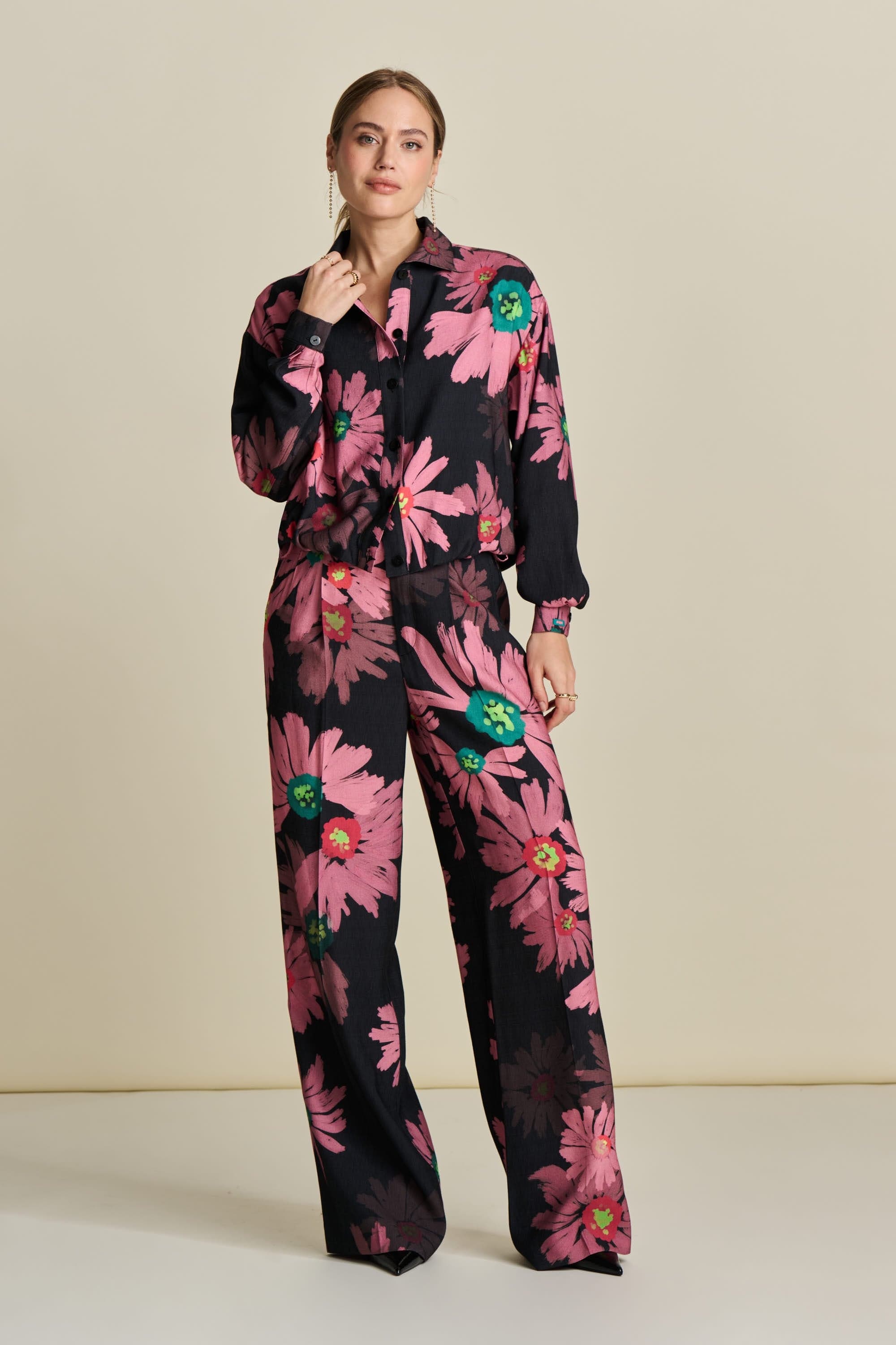 BROEK - Big Blooming Pink