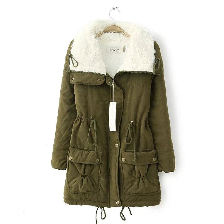 Sherpa gevoerde parka met capuchon