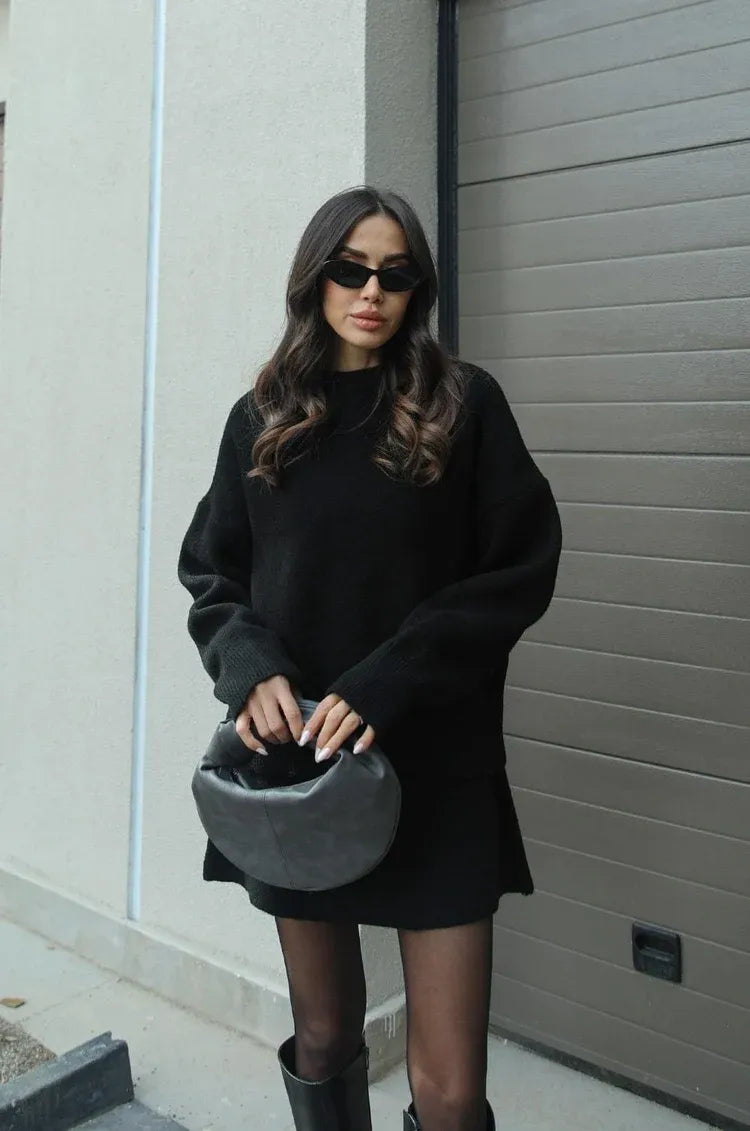 Athene - Stijlvolle damesrok en -sweater voor moeiteloze elegantie