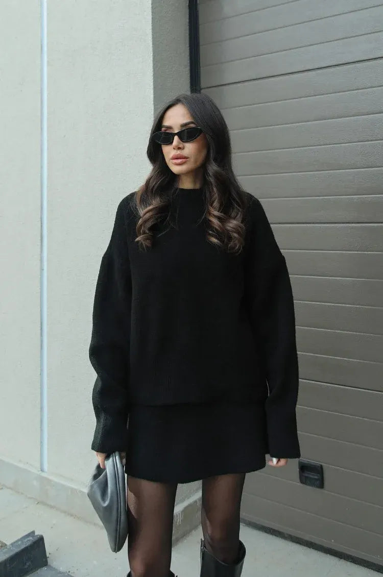 Athene - Stijlvolle damesrok en -sweater voor moeiteloze elegantie